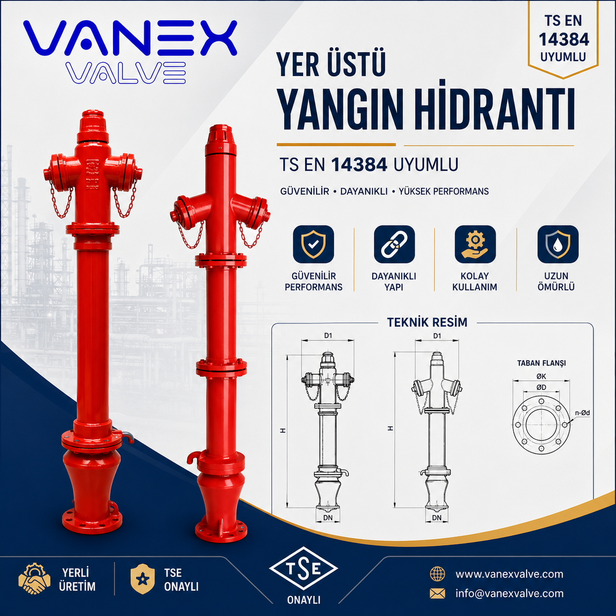 Yer Üstü Yangın Hidrantı Nasıl Çalışır?