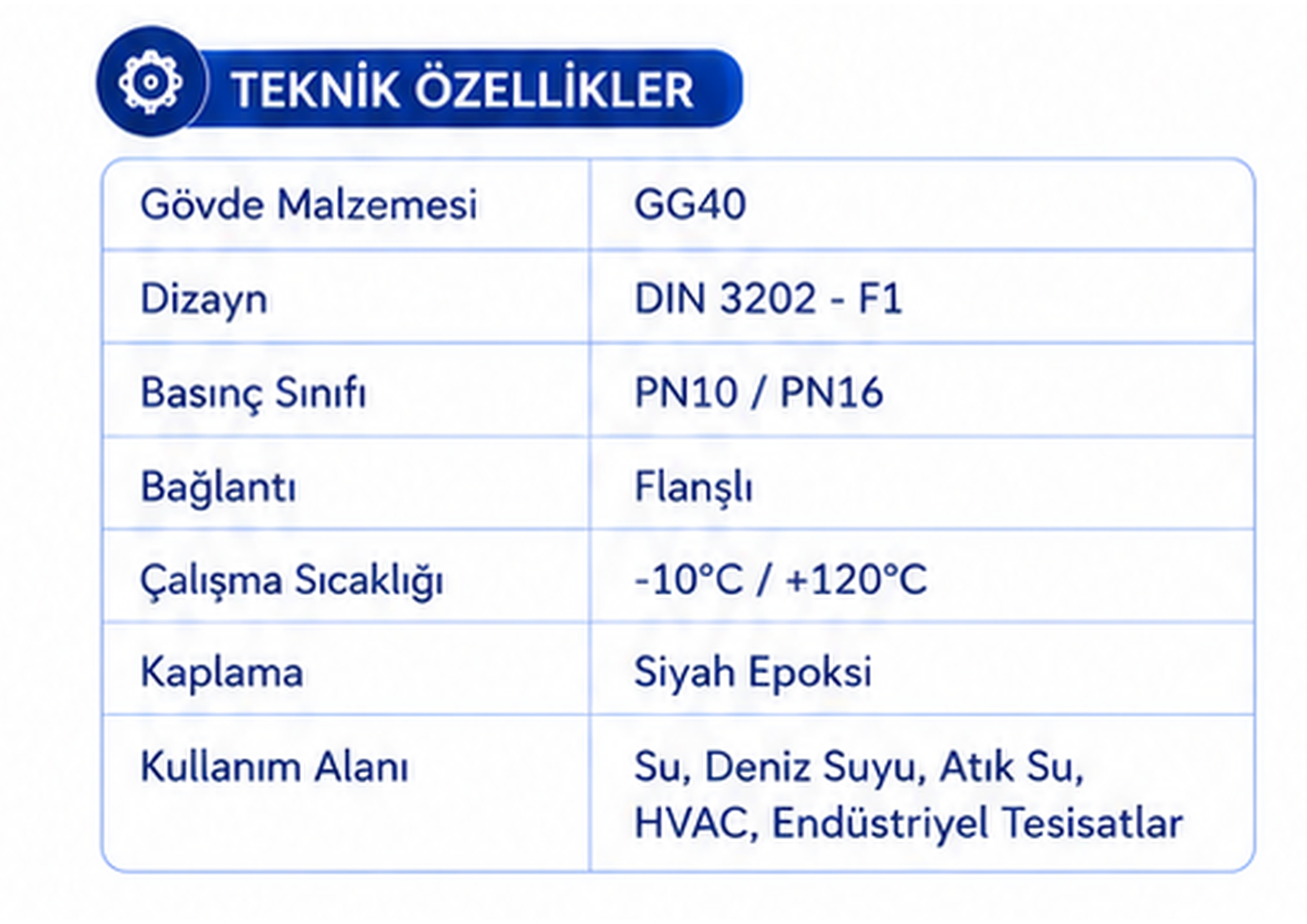 HİDRANT DİRSEĞİ/ ÖKÇESİ DN-80-100 - Malzeme Özellikleri